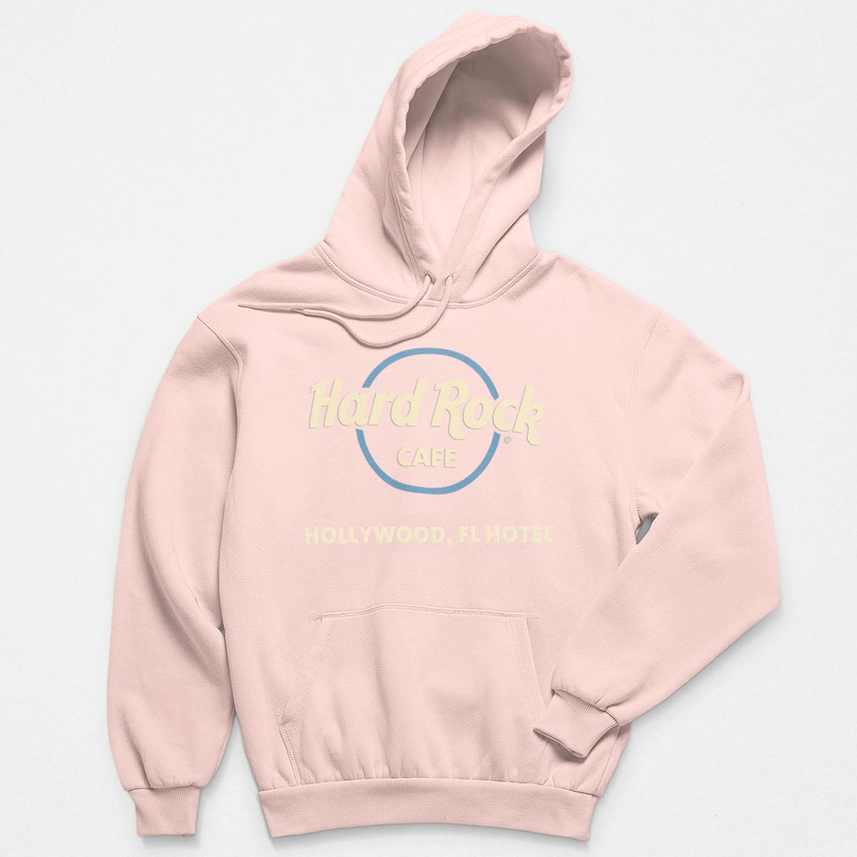 HR Uni Puff Logo Hoodie Soft Pink image number 2